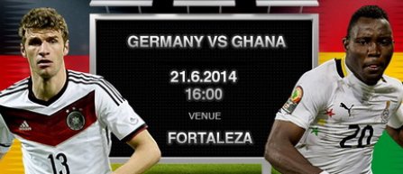 CM 2014: Ghana isi joaca ultima sansa la meciul cu Germania
